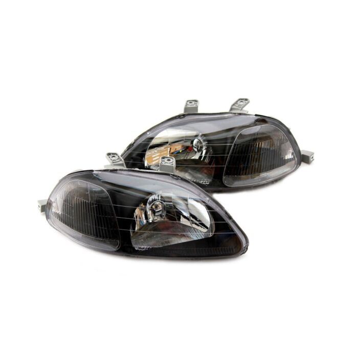 Sonar hauptscheinwerfern JDM Black Housing (Civic 96-98 2/3/4 drs) | HL-CV96J-JDM | A4H-TECH.COM