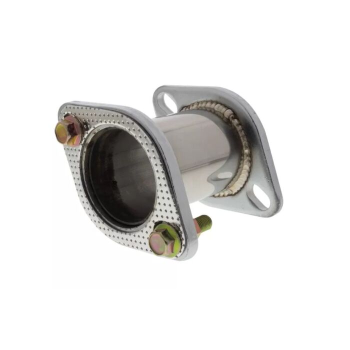 SRS 2-Bouts 8 cm Uitlaat adapter (universeel) | SRS-AD-8CM | A4H-TECH / ALL4HONDA.COM