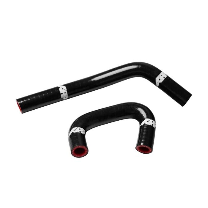 APP Siliconen oliekoeler slangen zwart (Honda Civic/Integra 01-06 Type R/K-swap motoren) | A-OCH-K20 | A4H-TECH