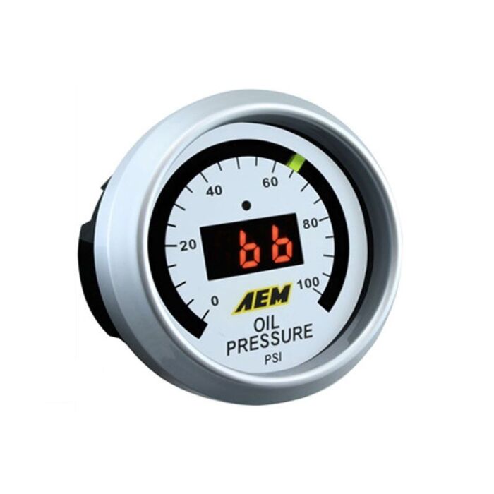 AEM Digitale Oliedruk Meter 100 PSI (Universeel) | AEM-30-4401