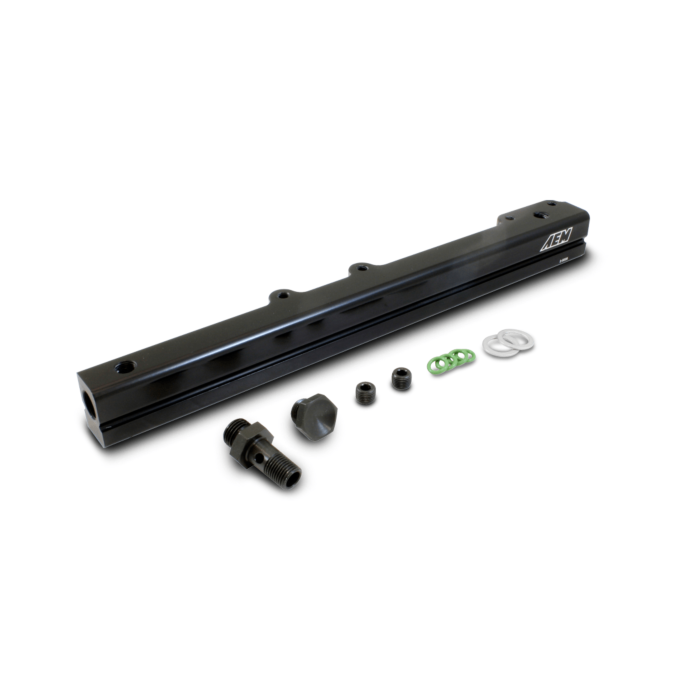 AEM fuel Rail (B18C/B18A/B18B engines) | AEM-25-100BK | A4H-TECH.COM