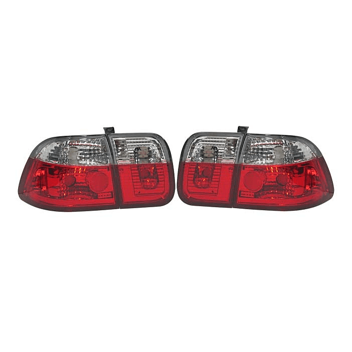 Achterlichten Rood/Helder Wit (Civic 96-00 4drs) | TL-CV964D-RC
