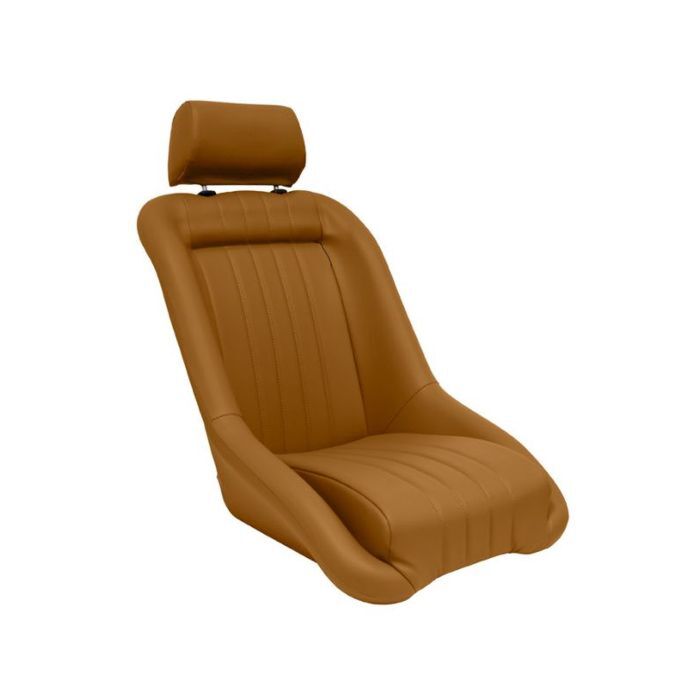 H-Gear Kuipstoel type classic beige leer (universeel) | AUS-SS-52LC | A4H-TECH / ALL4HONDA.COM