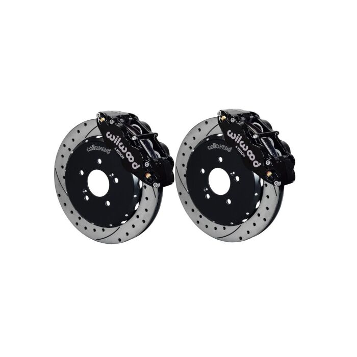 Wilwood Forged Superlite-6R 325mm 6-pot Big Brake Kit rood (S2000 99-09) | WW-140-10309-DR | A4H-TECH.COM