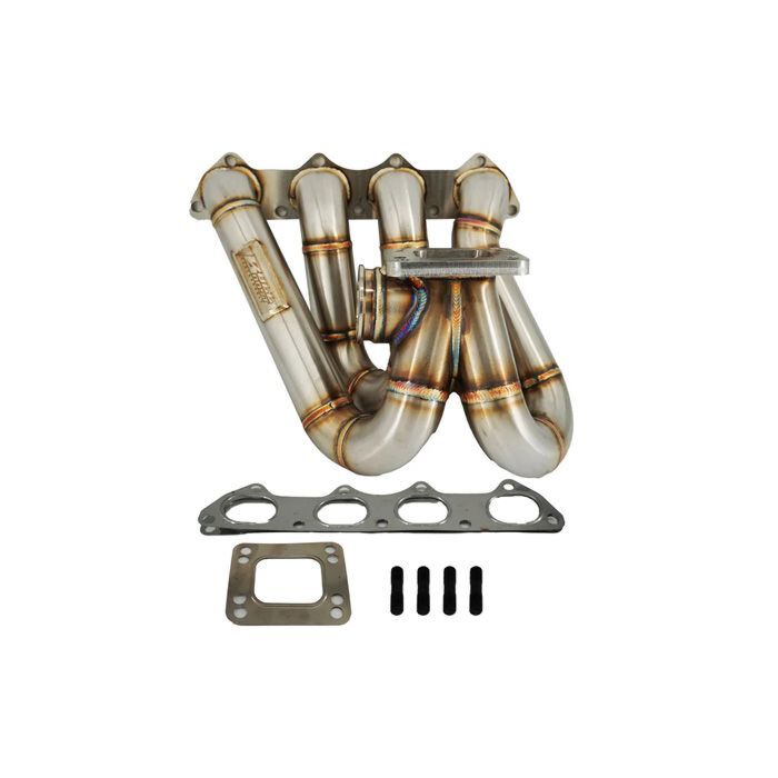 Bull Boost Performance T3/T4 turbo topmount exhaust manifold (Honda B-Serie engines) | BB-01-737123296811 | A4H-TECH / ALL4HONDA.COM