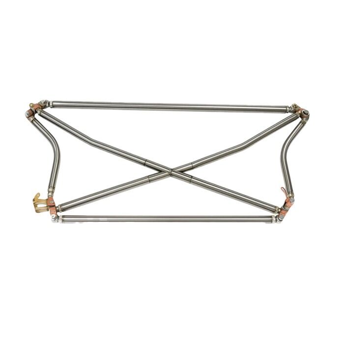 Bull Boost Performance X-brace achterzijde zwart (Honda Civic 96-00 2/3 drs) | BB-01-720595375450 | A4H-TECH / ALL4HONDA.COM