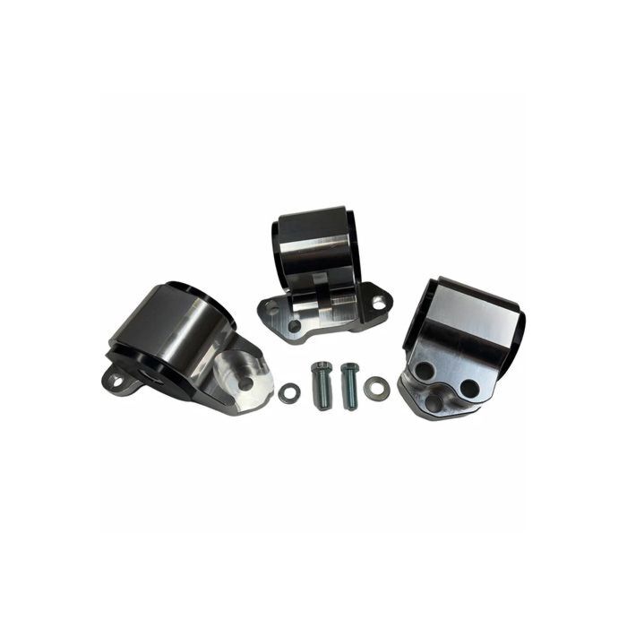 Bull Boost Performance Aluminum 3-bolt engine mounts kit (Honda Civic 92-95/Del Sol/Integra 95-00) | BB-01-720053571141 | A4H-TECH / ALL4HONDA.COM