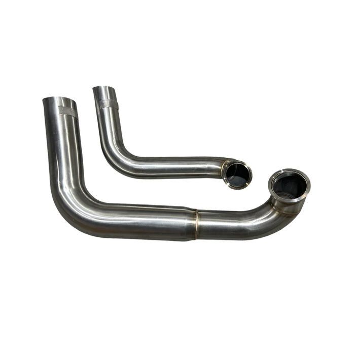Bull Boost Performance Top mount turbo fächerkrümmer tear drop motorhaube auspuff (Honda K-series motor) | BB-01-720595374620 | A4H-TECH / ALL4HONDA.COM
