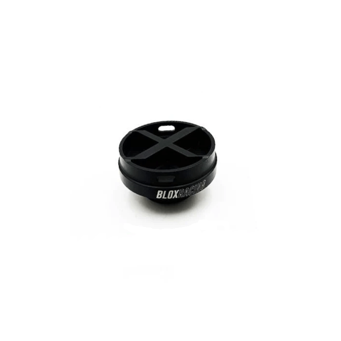 Blox Racing Extreme Aluminium Oliedop Zwart (universeel) | BXAC-00502-BK | A4H-TECH / ALL4HONDA.COM