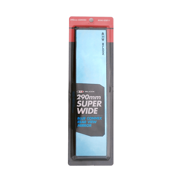 Blox Racing super wide mirror blue 290mm (universal) | BXAC-02011 | A4H-TECH.COM