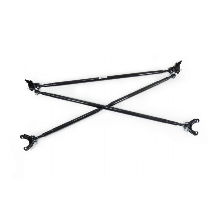 Hardrace X-brace rear black (Honda Civic 96-00 2/3 drs)