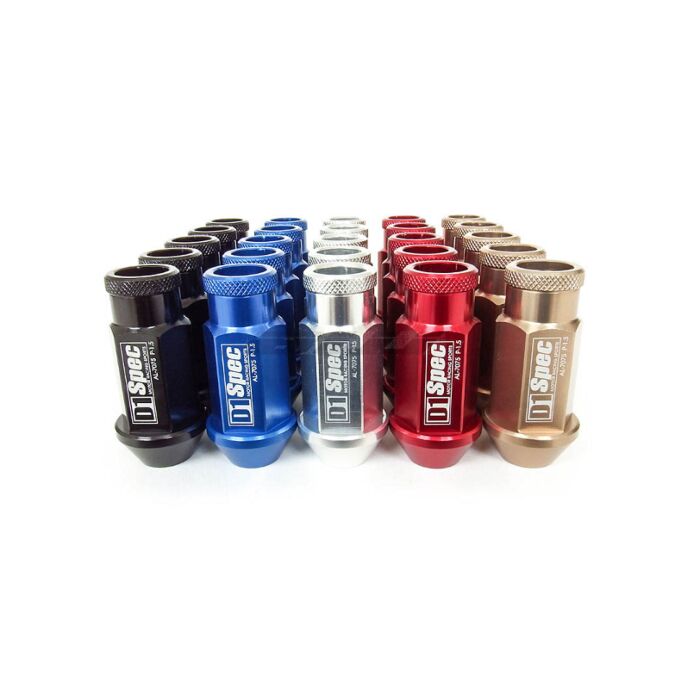 D1 Spec Wielmoeren M12x1.5mm lang (Conisch) | D1-LN-L50-L-1.5 | A4H-TECH.COM