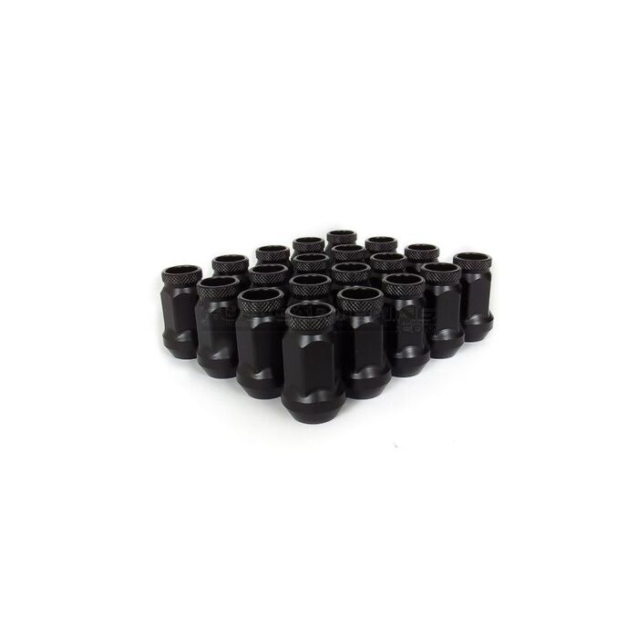 D1 Spec Rad Mutter 37mm schwarz Stahl M12x1.5 (konisch) | D1-LN-37-1.5-BLK | A4H-TECH.COM