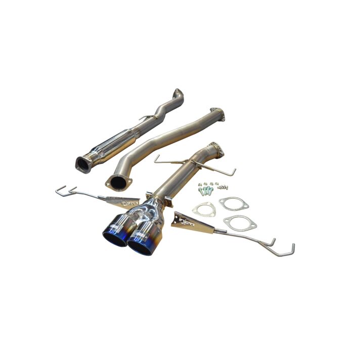 Injen SES (titanium tips) uitlaatsysteem 3'' (Civic 2017+ 1.5 Turbo FK7) | SES1500TT  | A4H-TECH.COM