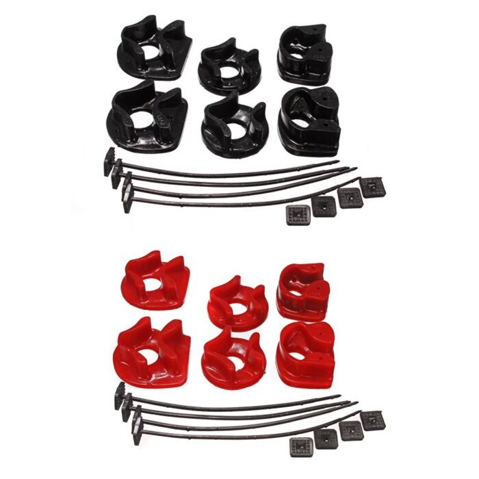Energy Suspension engine mount PU inserts (Civic/CRX 88-91 1.6 VTEC) | EN-16.1109 | A4H-TECH.COM
