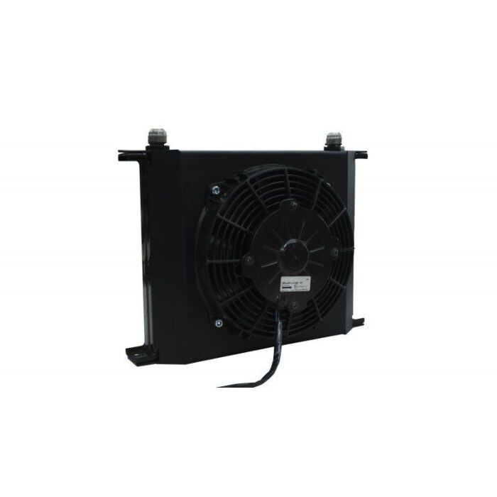 H-Gear oliekoeler koelvin montage plaat + 7'' koelvin (universeel) | HG-FSK-OC-7 | A4H-TECH / ALL4HONDA.COM