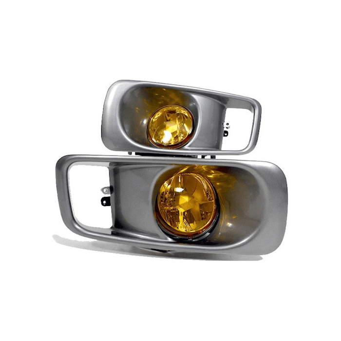 DEPO fog lights JDM yellow (Civic 99-00 2/3/4 drs) | FL-CV99D-JDM | A4H-TECH / ALL4HONDA.COM