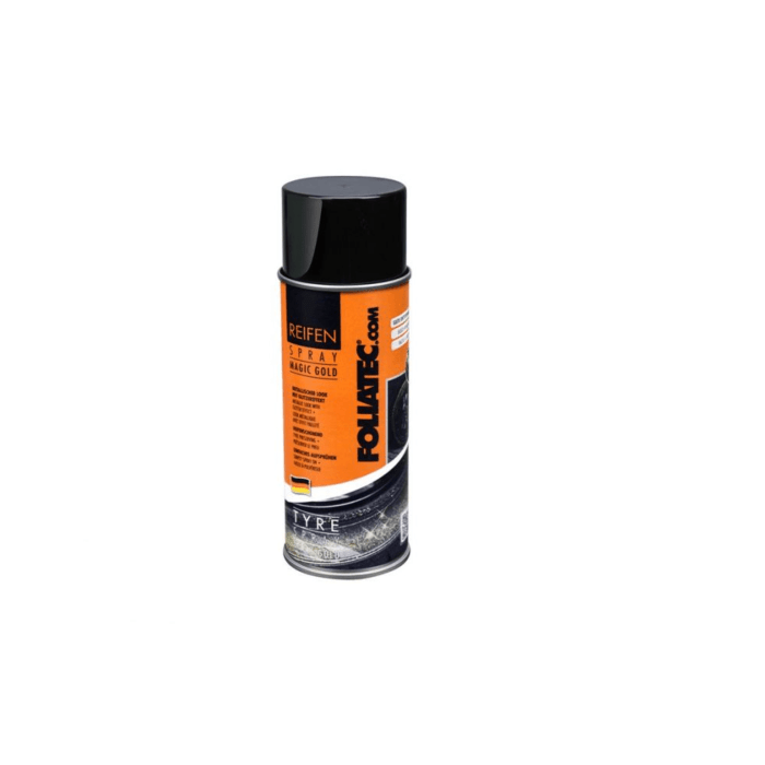 Foliatec banden (Tyre) spray magic gold 1x400ml (Universeel) | FT-2701 | A4H-TECH / ALL4HONDA.COM
