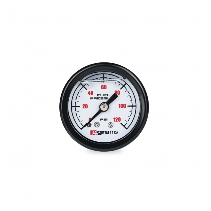 Grams brandstofdruk meter 0-120 PSI (universeel) | G2-99-1200W | A4H-TECH.COM