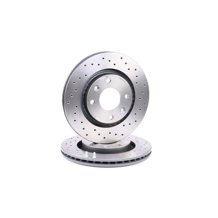 EBC Turbo Grooved brake discs rear (Civic 96-00 Type R/Civic 01-06 Type R/Integra 98-00 Type R) | GD1388 | A4H-TECH.COM