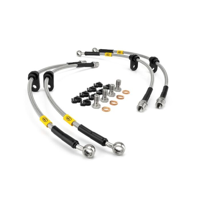 HEL Edelstahl 4-teilig Bremsleitungen satz (Honda Civic 2022+ 2.0 Type R turbo FL5)