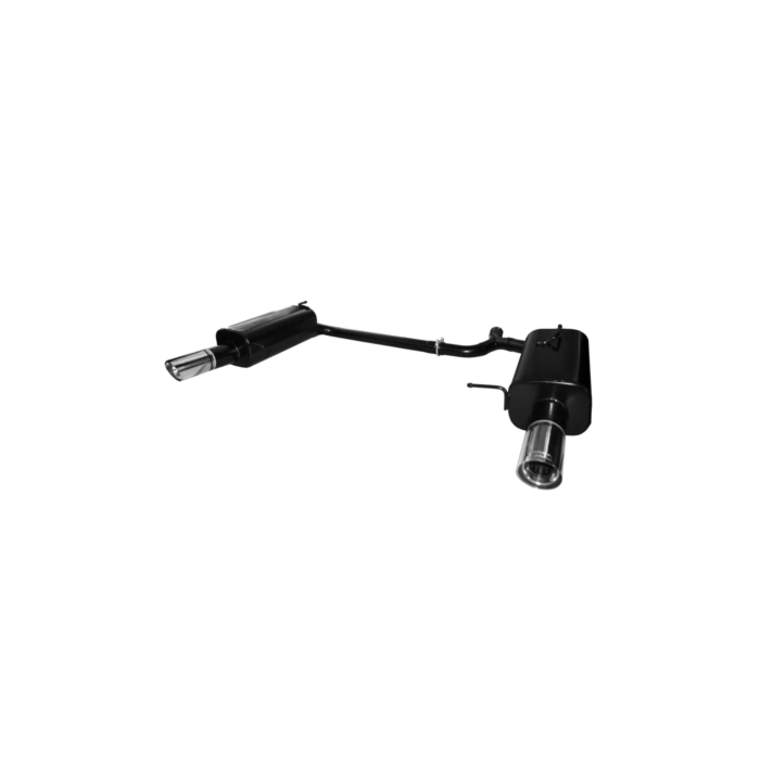 H-Gear einddemper duplex 2x80mm (Accord 03-07 2.2 CDTI) | HG-1223044
