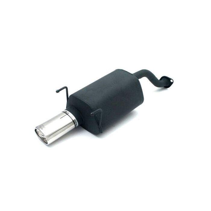 H-Gear rear muffler steel oval (Civic 92-00 3drs/Del Sol) | HG-US-11010226 | A4H-TECH.COM