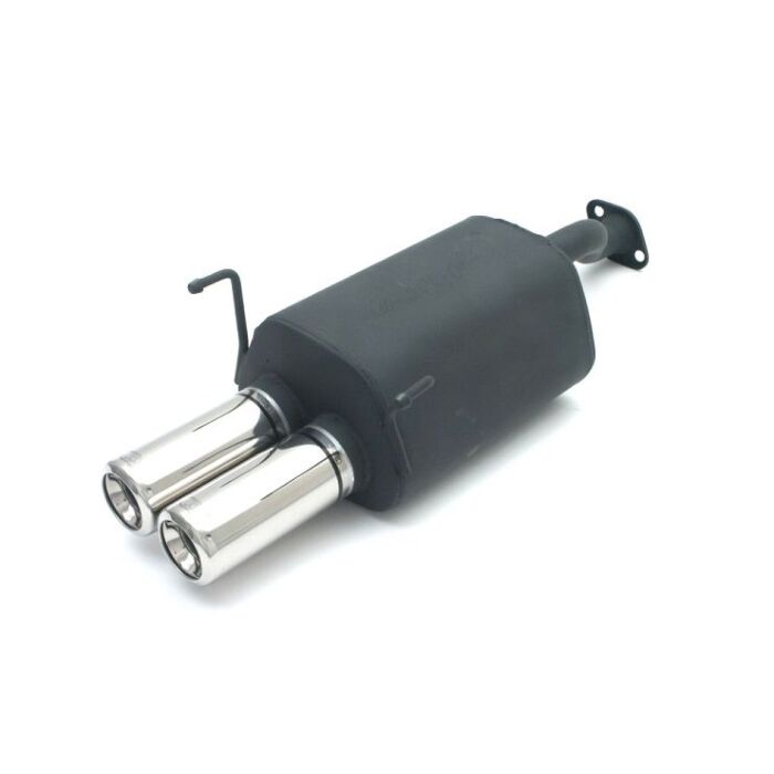 H-Gear Einddemper staal 2x rond (Civic 01-06 1.4/1.6) | HG-US-110207171 | A4H-TECH.COM
