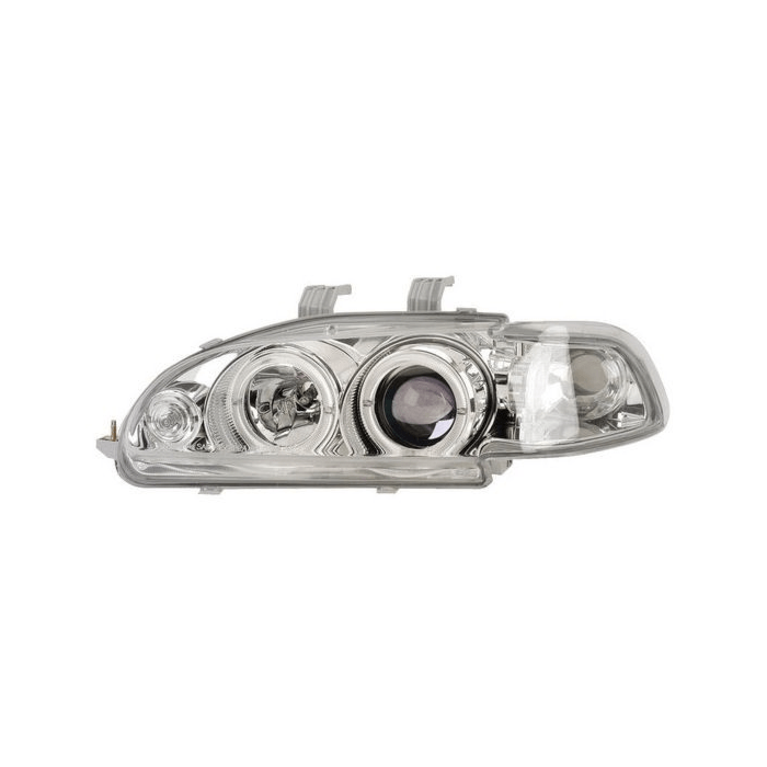 Angel Eyes KS Koplampen Chrome (Civic 92-95 2/3drs) | HL-CV9223DKJ-C