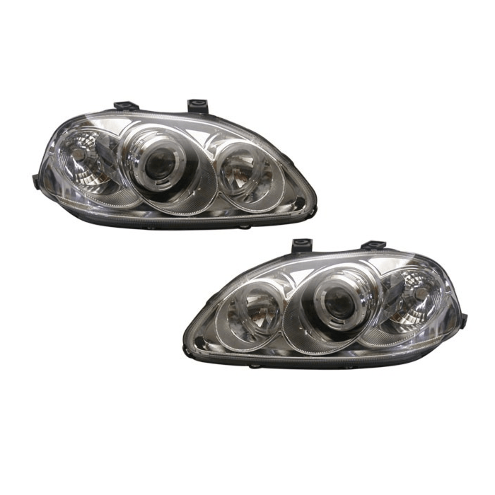 Angel Eyes Koplampen Chrome (Civic 96-98) | HL-CV96-C
