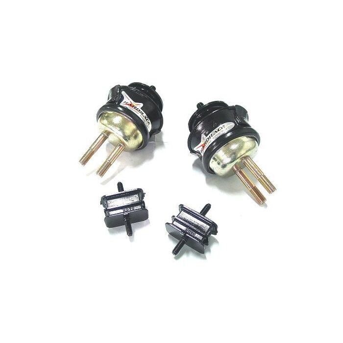 Hardrace Motorsteunen set (S2000 99-09) | HR-6612-X | A4H-TECH.COM
