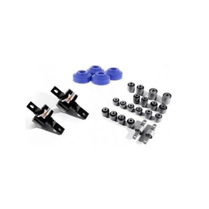 Hardrace suspension bushing set 28-piece (Civic/CRX 88-91 1.3/1.4/1.5/1.6 SOHC/1.6 DOHC) | HR-7191 | A4H-TECH.COM