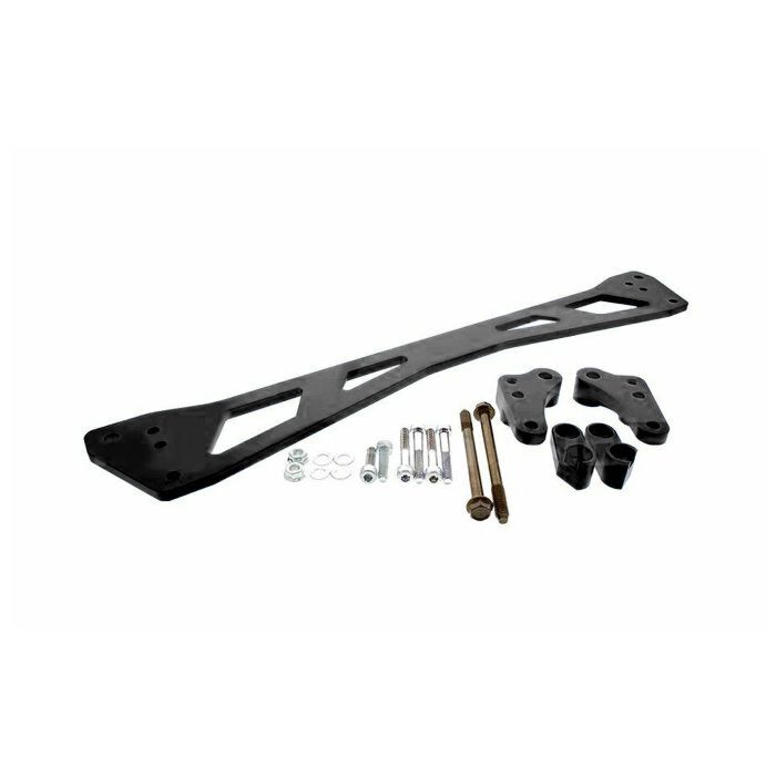 Hardrace Subframe reinforcement brace black (Civic 92-95/Del Sol/Integra) | HR-7542-BLK | A4H-TECH / ALL4HONDA.COM
