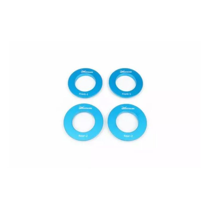  Hardrace Rear axle / rear cross inserts aluminium (Tesla model 3 2017+) | HR-Q0855 | A4H-TECH / ALL4HONDA.COM