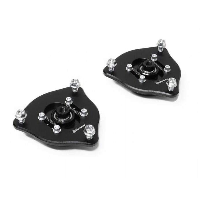 Hardrace Camber top mounts front black (Honda Civic 17+ FK8/FL5/Integra 22+ DE5) | HR-Q1589 | A4H-TECH
