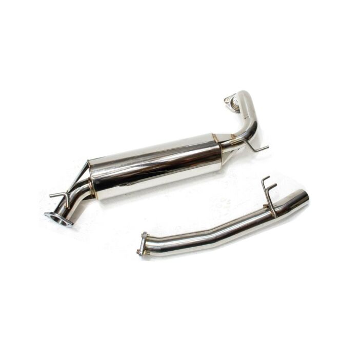 M2 Sport stainless steel rear muffler 2.5'' (Civic 07-12 Type R FN2) | M2-HD-FN2-RB | A4H-TECH.COM