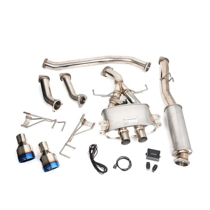 Hybrid Racing Formula auspuffanlage Edelstahl 76mm (Honda Civic 2022+ 2.0 Type R FL5)