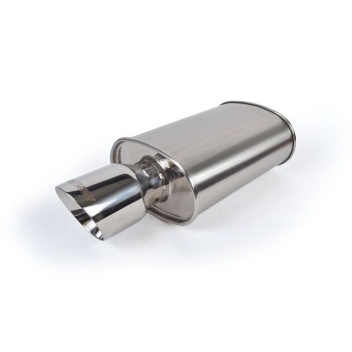 K-Tuned RVS einddemper 2.5" short (Universeel) | KTD-MFS-25S A4H-TECH.COM