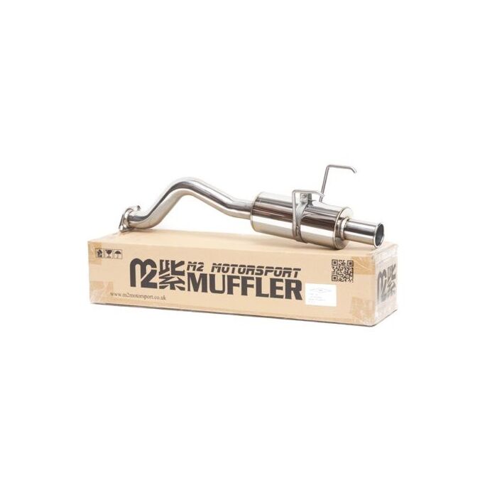 M2 Sport N1 Style stainless steel rear muffler (Civic 01-06 Non type R 3drs) | M2-SPN-EP2-RB | A4H-TECH.COM