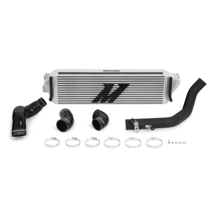 Mishimoto Intercooler kit silver/black (Civic 2017+ Type R turbo FK8) | MMINT-CTR-17KSLWBK | A4H-TECH.COM