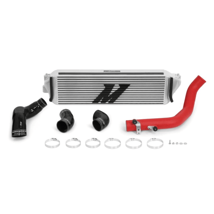 Mishimoto Intercooler kit silver/Red (Civic 2017+ Type R turbo FK8) | MMINT-CTR-17KSLWRD | A4H-TECH.COM