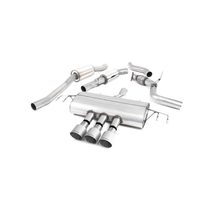 Milltek Race uitlaatsysteem RVS Road+ 76mm (Honda Civic 17-21 2.0 Type R FK8) | MT-SSXHO2XX | A4H-TECH / ALL4HONDA.COM