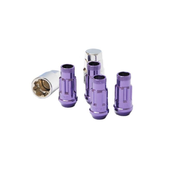 Muteki SR 48 Sicherungsmuttern violet (open end) M12x1.5 (konisch) | MU-32902L | A4H-TECH / ALL4HONDA.COM