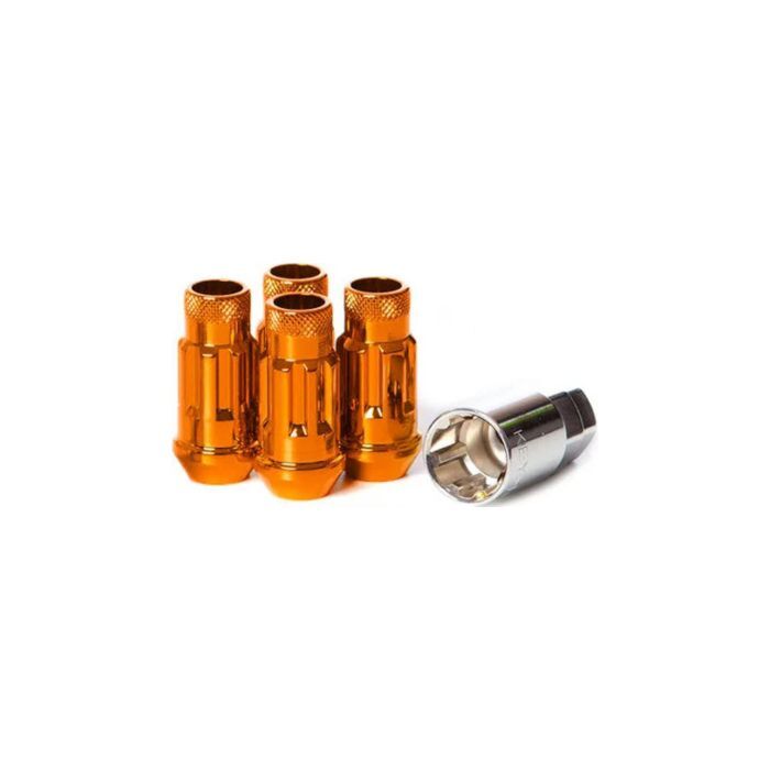 Muteki SR 48 Sicherungsmuttern orange (open end) M12x1.5 (konisch) | MU-32902O | A4H-TECH / ALL4HONDA.COM