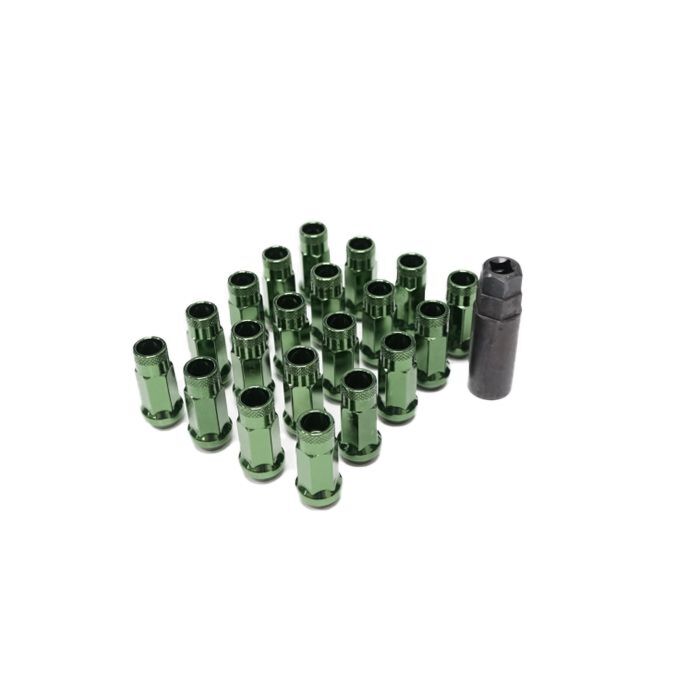 Muteki SR 48 Rad mutter dunkelgrün (open end) M12x1.5 (konisch) | MU-32906DG | A4H-TECH / ALL4HONDA.COM