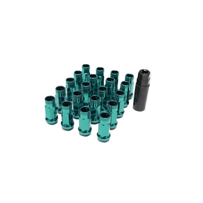 Muteki SR 48 Rad mutter grün blau (open end) M12x1.5 (konisch) | MU-32906GB | A4H-TECH / ALL4HONDA.COM
