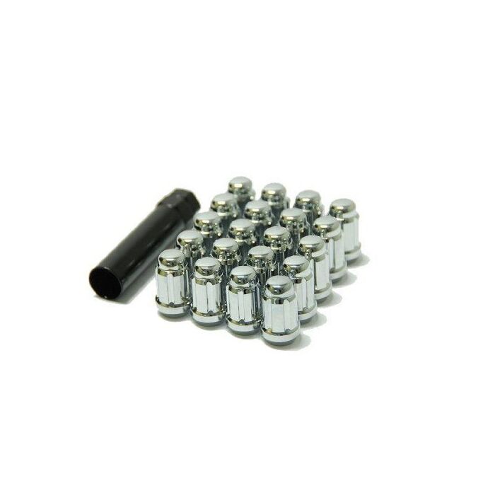 Muteki Super Tuner Wielmoeren Chroom (closed end) M12x1.5 (conisch) | MU-41886C