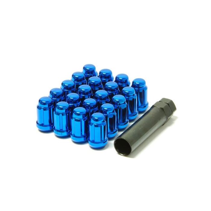 Muteki Super Tuner Wielmoeren BLAUW (closed end) M12x1.5 (conisch) | MU-41886U