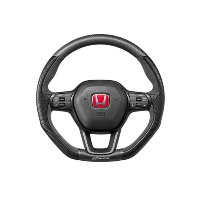 Mugen Schwarz/rot leer lenkrad (Honda Civic 2022+ 2.0 Type R Turbo FL5)