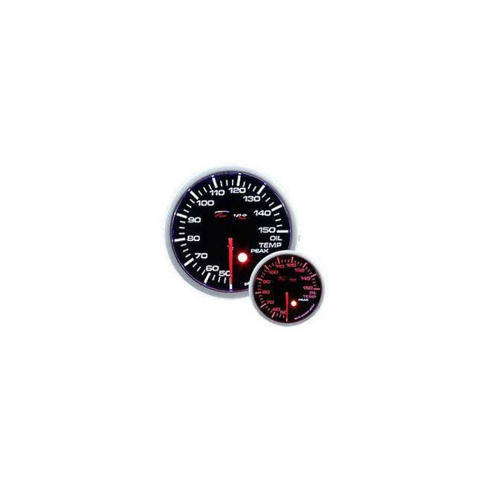 Depo Racing Oil temperature gauge PEAK series 52mm (universal) | PK-WA5247B | A4H-TECH / ALL4HONDA.COM